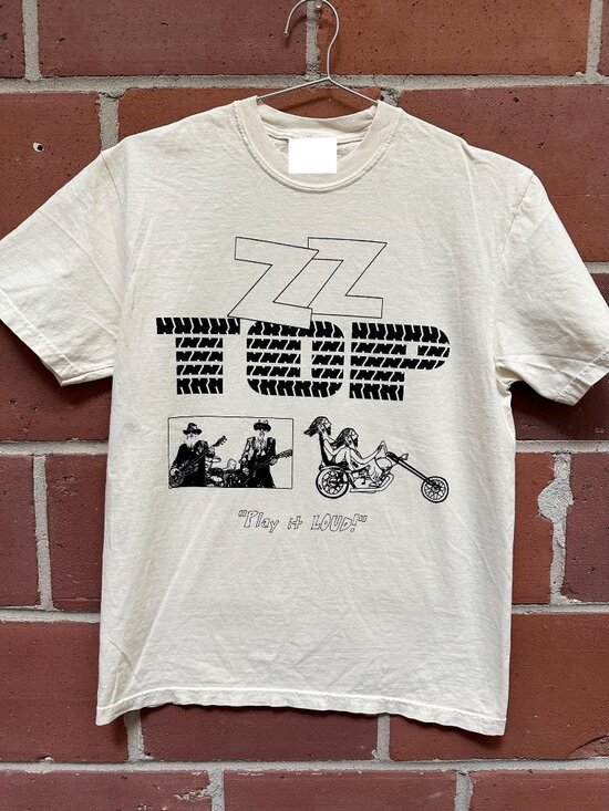 Tops - ZZ T0P fan art T-shirt